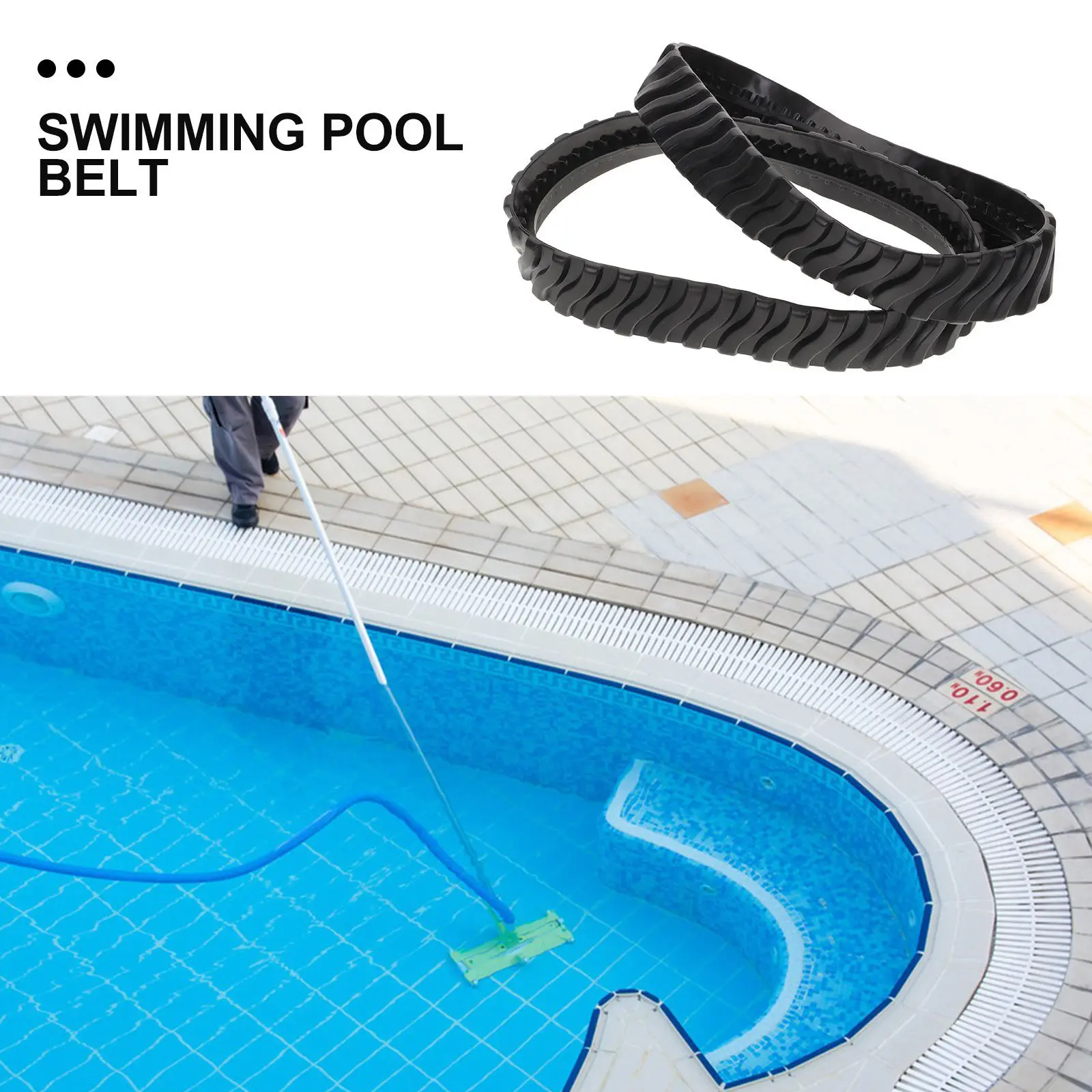 2Pcs Pool Cleaner Robot Replacement Rubber Parts for Efficient Cleaning Machine Accessories