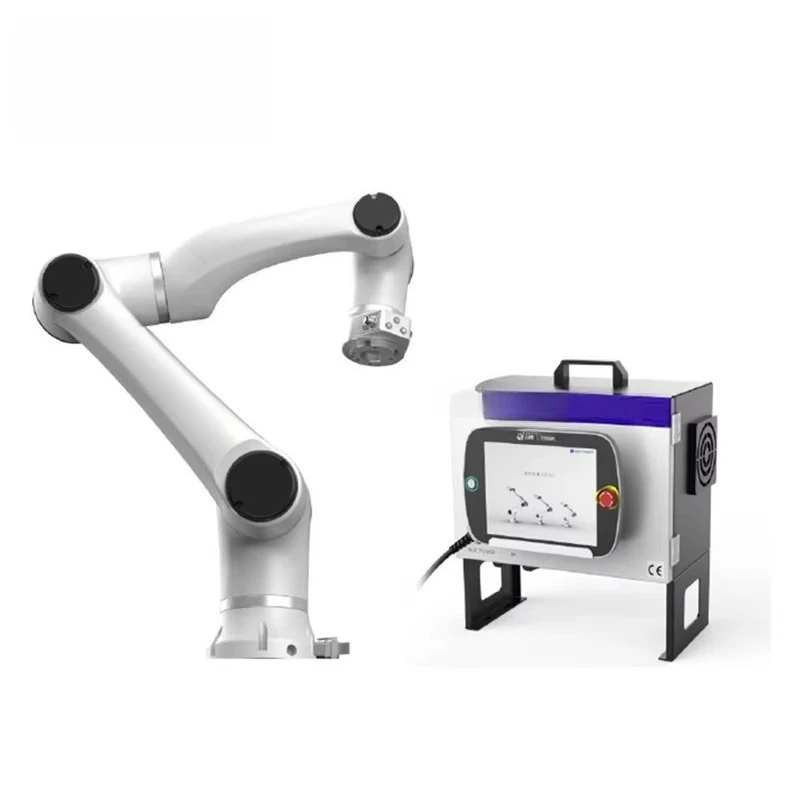 White Automatic Small Commercial 6 Dof Cobot 6 Axis Manipulator  Arm
