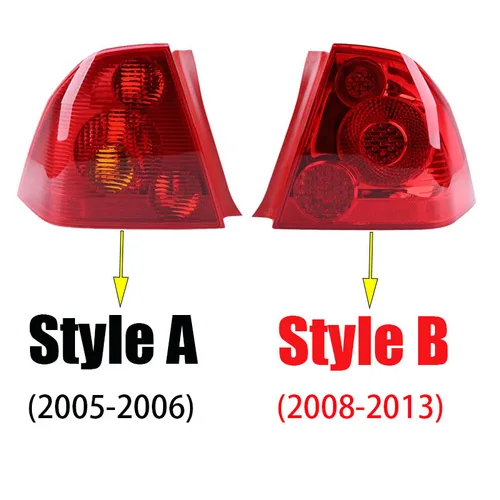 Imagen 2 del producto Luz trasera, luz de freno trasera sin bombilla para Peugeot 307 Sedan 2004 2005 2006 2007 2008 2009 2010 2011 2012 2013