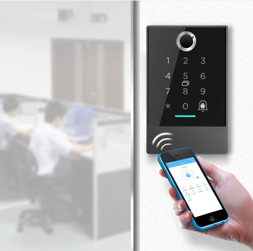 TTLOCK Finger Recognition CODE KeY Fingerprint Employee Card Access Control Time Attendance Punching Machine With Free Sdk