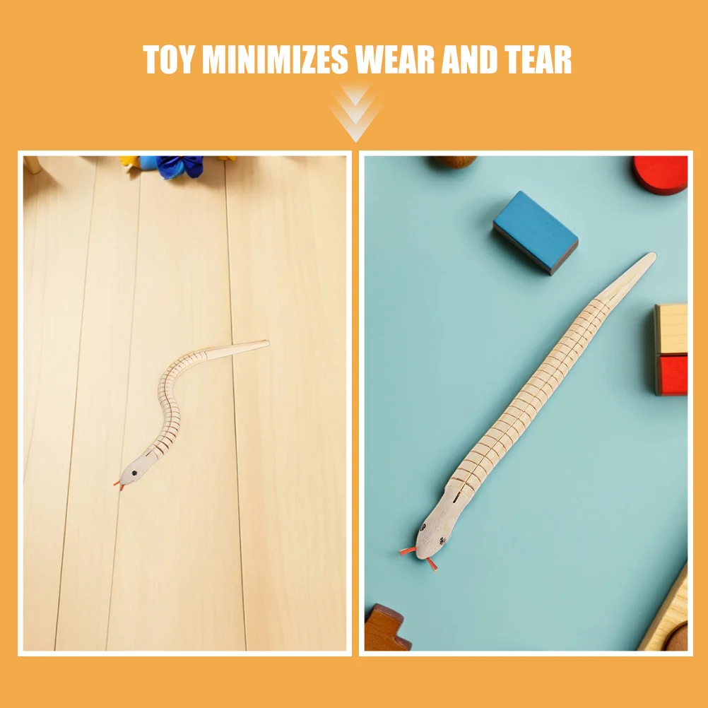 12 Uds. Serpiente de madera Natural sin terminar, artesanía Wiggly Flexible para niños, 30cm, accesorios de broma para asustar realistas, decoraciones para fiestas