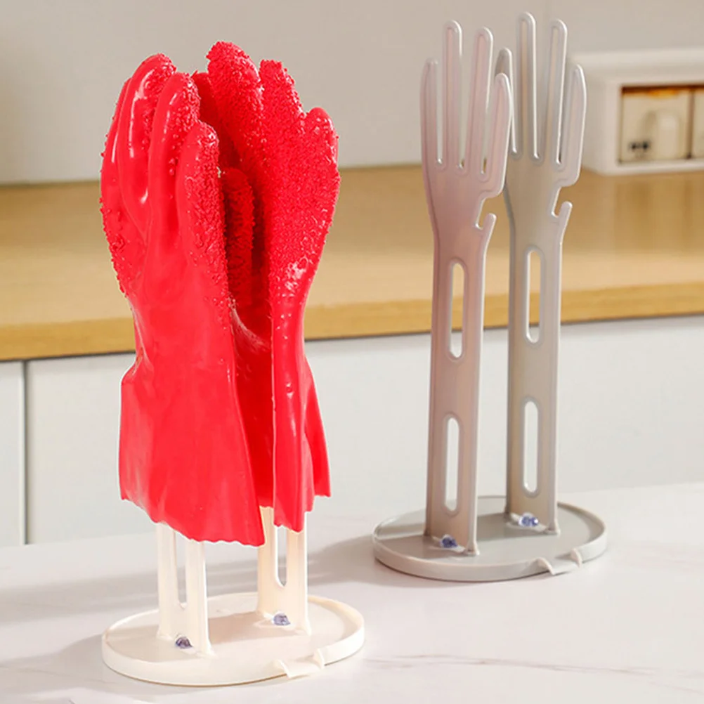 

3Pcs Gloves Drain Rack Multifunctional Kitchen Organizer Dish Drying Stand Modern Stylish Storage Holder Kitchen Glove Holder