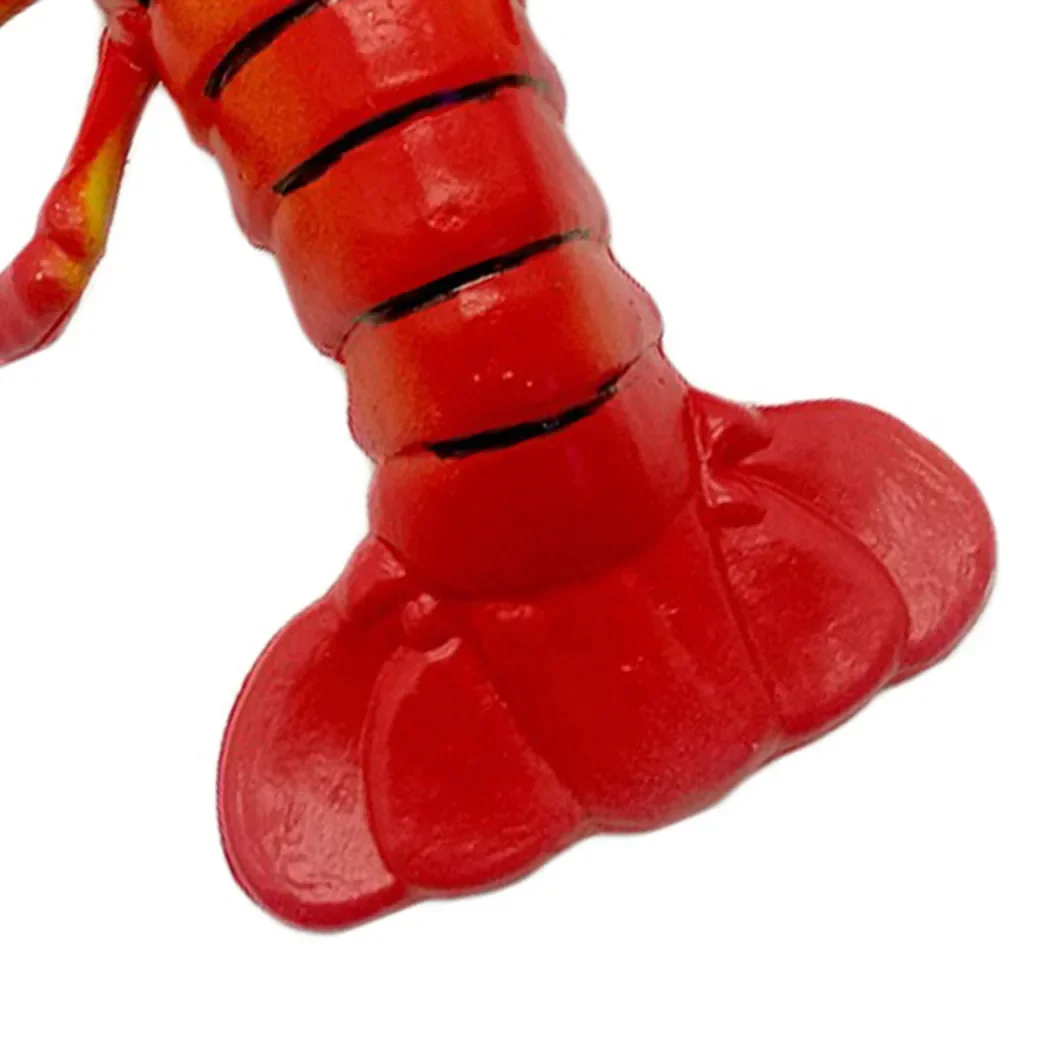 Big Fake Lobster Model For Dispaly Artificial Marine Animals Decoration Photography Prop Crab Shop Decoration 14x5in