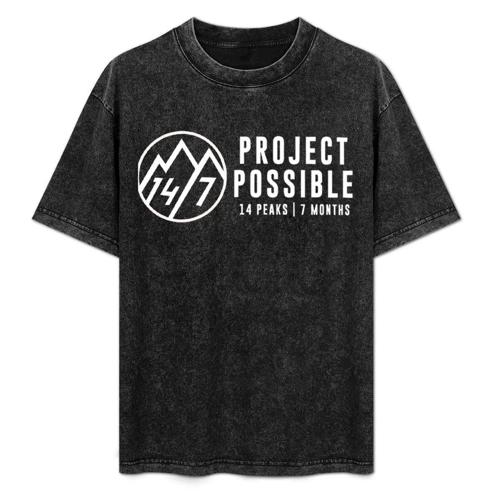 14 Peaks Nothing is Impossible Nimsdal Purja Project T-Shirt Relaxed Fit Casual Short Sleeve Top