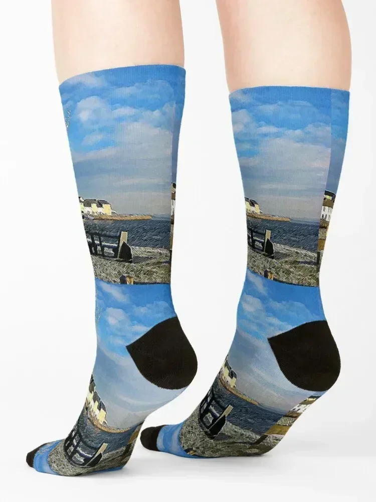 Winter Frost Galway Ireland Socks christmas stocking gym winter gifts funny gift Ladies Socks Men's