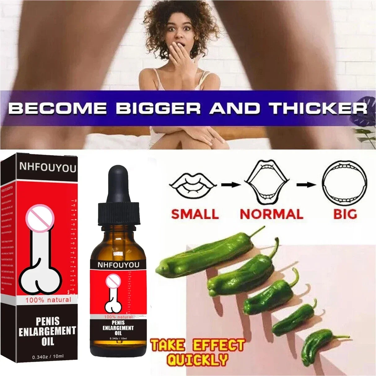 Penis Oil Thickening Growth Man Biggest Enlargement Liquid Cock Erection Enhance Health Care Enlarge Massage Enlargement Oil