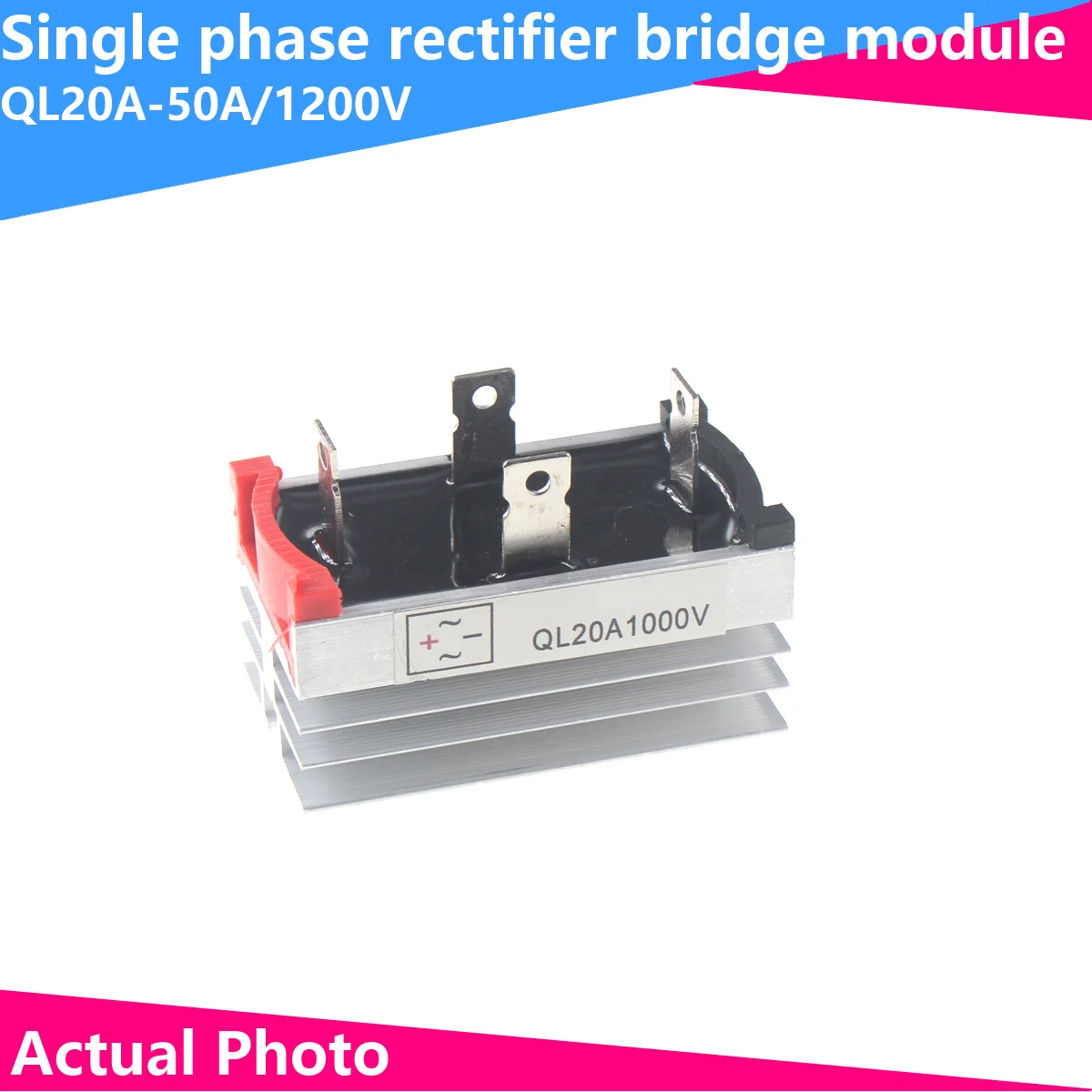 Single phase rectifier bridge module QL20A/30A/35A/50A/1200V generator thyristor bridge stack 220V device