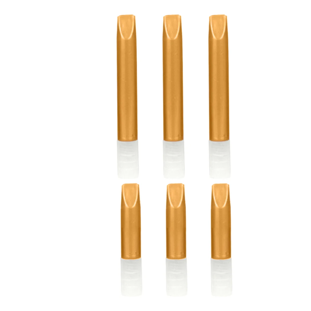 

6 Pcs Golden Hook Pen Art Children's Watercolor Colorful Tops Graffiti Pens Tool Fillable Paint Fine Line