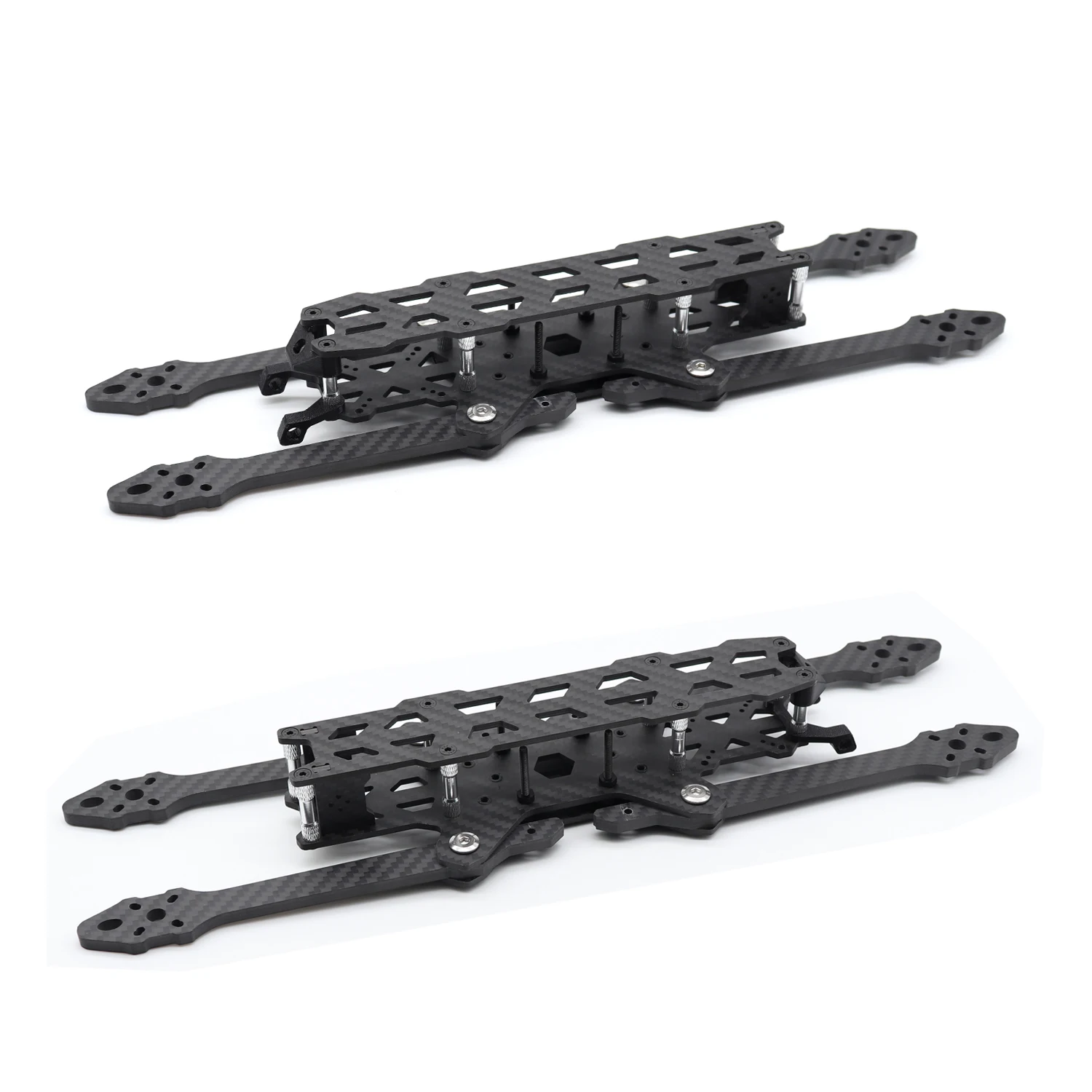 PAURC LX-7 Foldable 7 Inch FPV Frame - Carbon Fiber Drone Kit for Long Range & Easy Travel, Portable Quadcopter Build