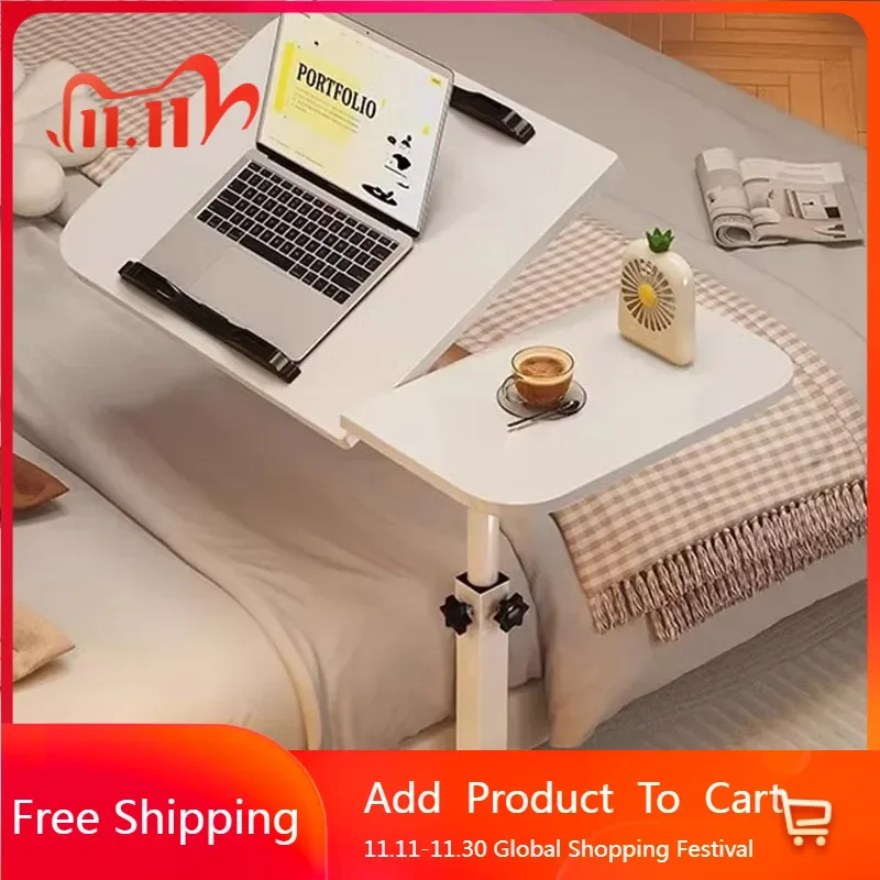 

Folding Mini Computer Desks Side Bed Reading Coffee Notebook Setup Table Bedroom Ergonomic Mesas De Computador Salon Furniture