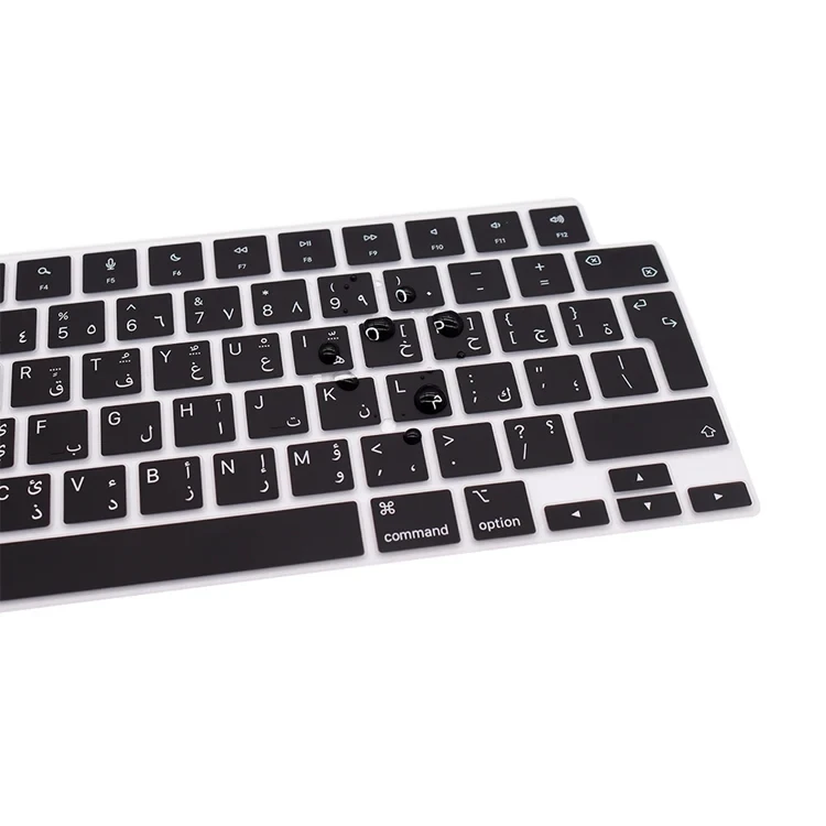 Arabic Keyboard Cover For New Macbook Pro 14 16 Inch M1 M2 A2442 A2485 A2779 A2780/Macbook Air 13 inch M2 A2681 EU Version