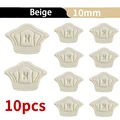 White 10mm 10pcs
