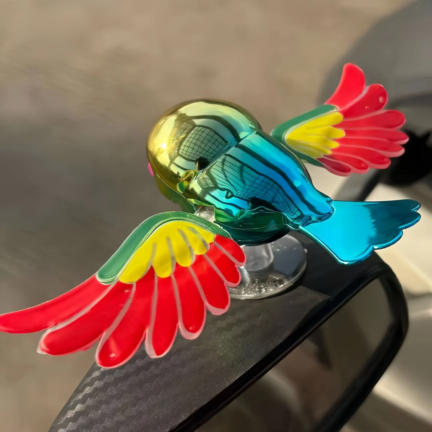 

Cute Bird Car Hanging Ornament Creative Soothing Decor for Car Motorcycle