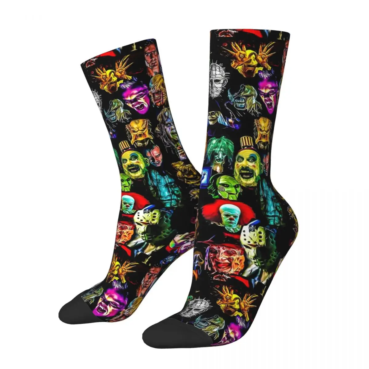 Horror Movie Character Men Women Socks Cycling Novelty Spring Summer Autumn Winter Stockings Gift