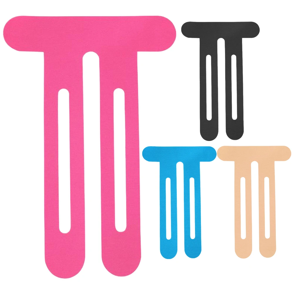 5Pcs Precut Kinesiology Tape Elastic Sports Protection Patches Breathable Cotton Athletic Tape for Preventing Injury for Outdoor