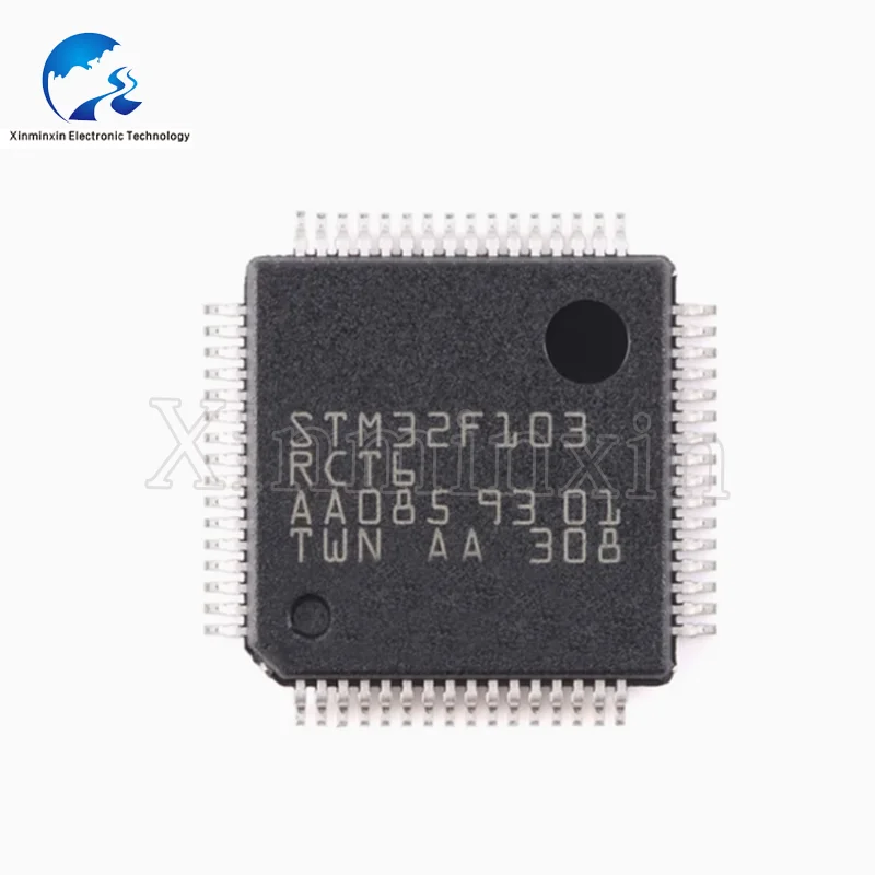 5PCS/LOT STM32F103RCT6 LQFP-64(10x10) single-chip microcomputer  IC chip new original in stock