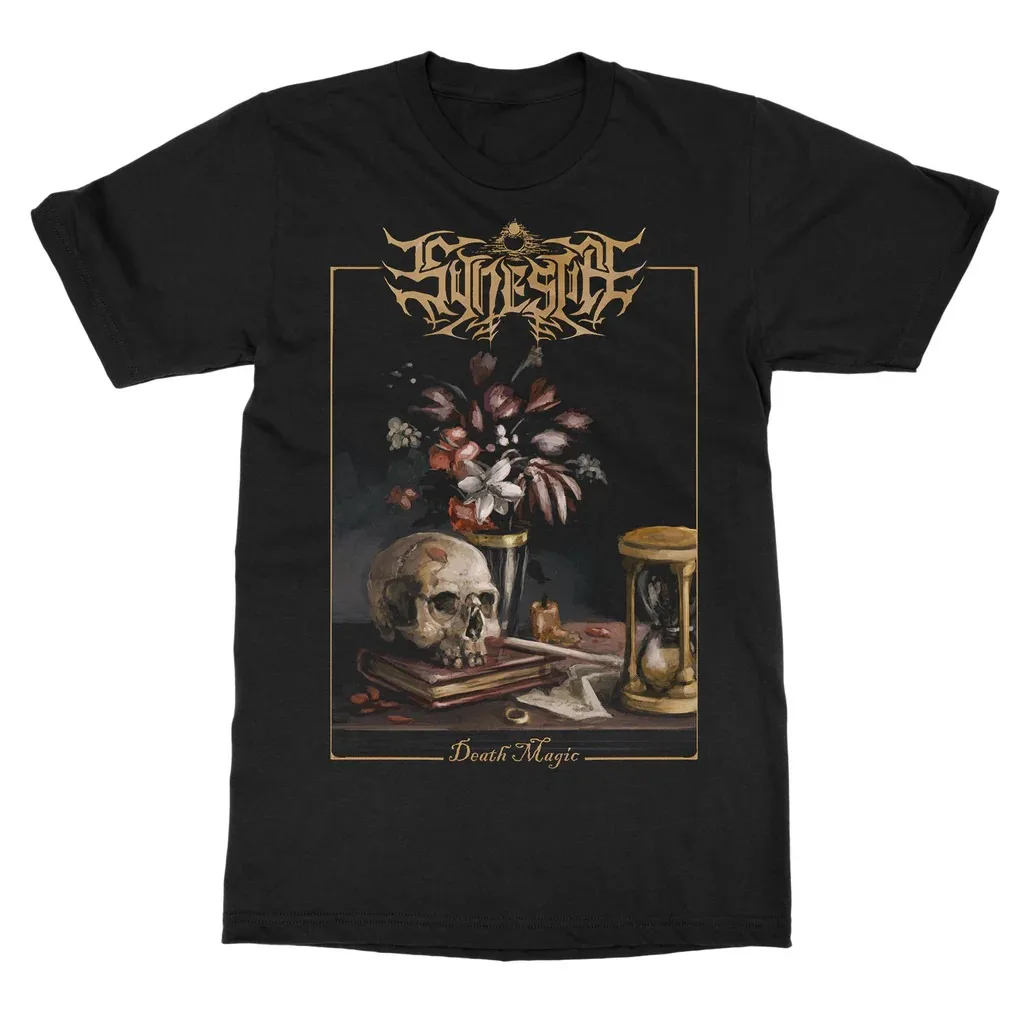 

Synestia Death Magic Men's T-Shirt Short Sleeve Cotton Tees Vintage Metal Band Y2k Tops Trend Brand T-shirt Summer Men Shirt