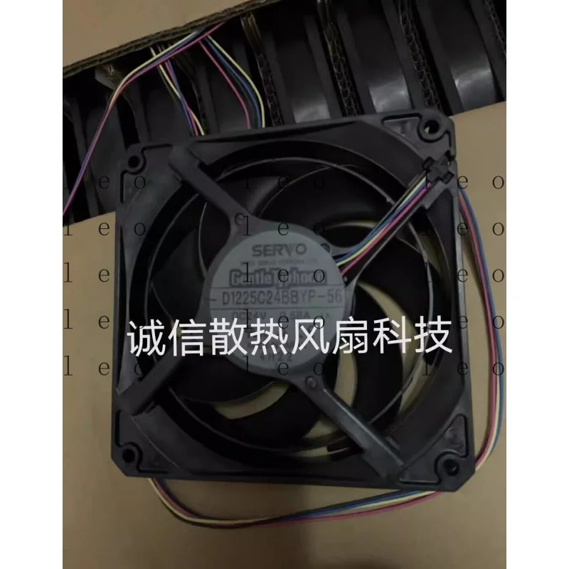 

GG 1 Pc. New D1225C24BBYP-56 DC24V 0.58A 4-Wire Cooling Fan