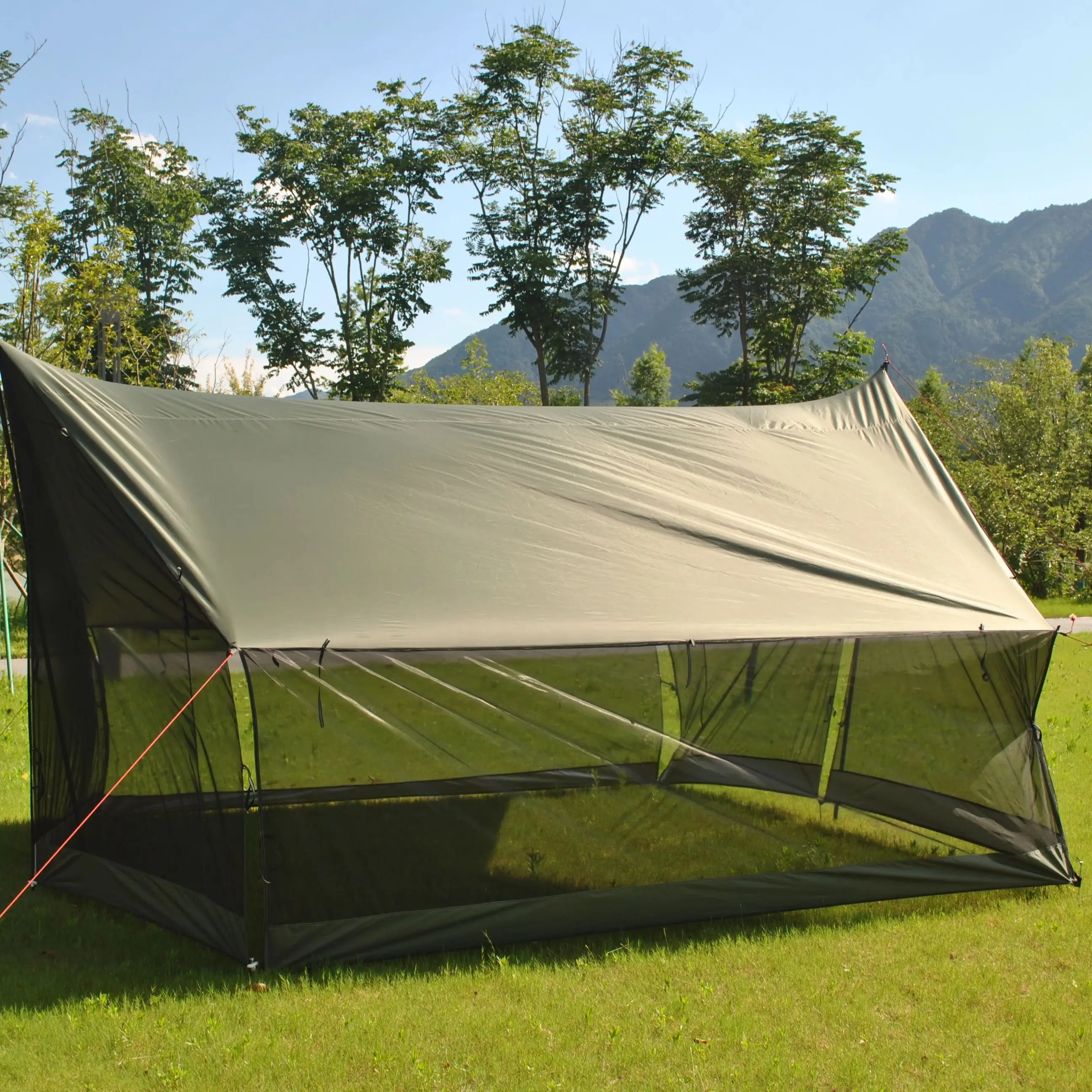 Tent canopy accessories, camping supplies, Sunscreen Car tail tent  for travel，Mesh material for mosquito prevention