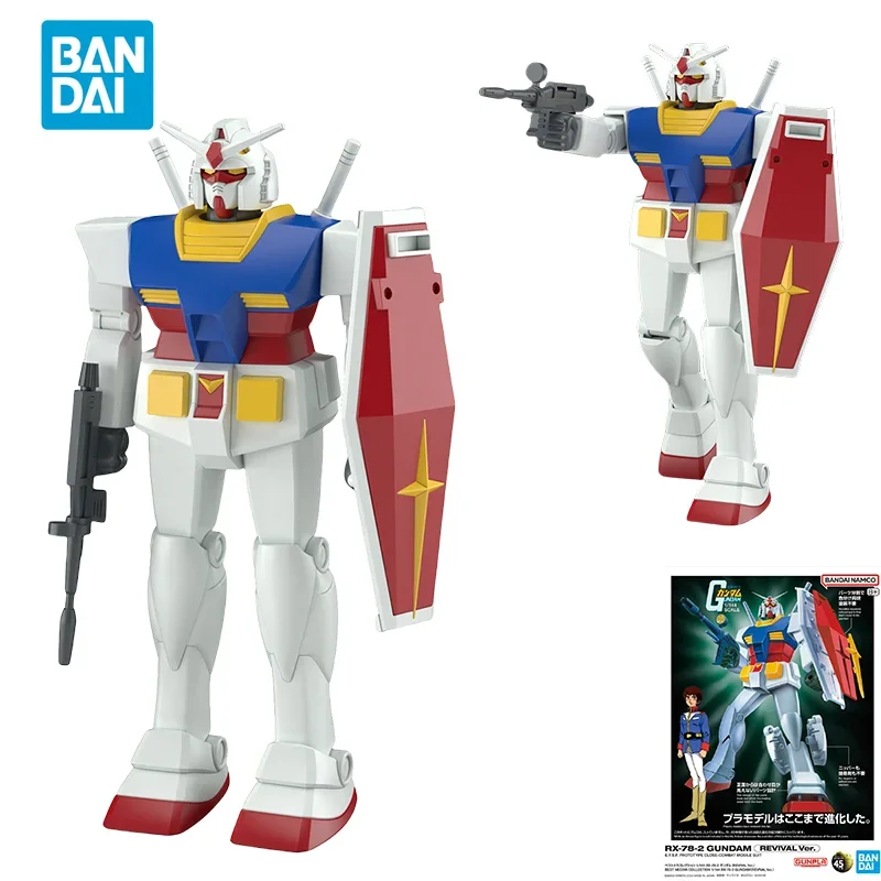 Spot Direct Delivery Bandai Original Anime GUNDAM Model EG 1/144 RX-78-2 GUNDAM REVIVAL Ver. Action Figure Toys for Kids Gift