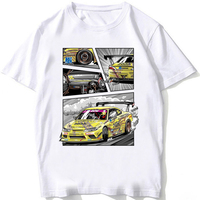 Legend Silvia S14 Kouki Zenki Silvia S13 S15 Drift King T-shirt New Japan Art Men Short Sleeve JDM Sport Anime Cartoon Boy Tees