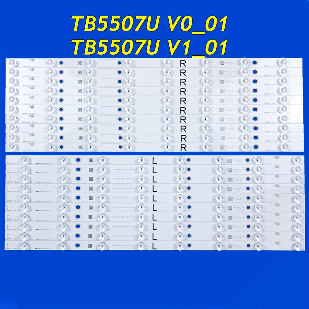 

LED Strip for TX-55CXW754 TH-55CX700H TX-55CX750E TX-55CX700E TX-55CX680E TX-55CX670E TX-55CX700B TX-55CX720 TB5507U V0_01 V1_01