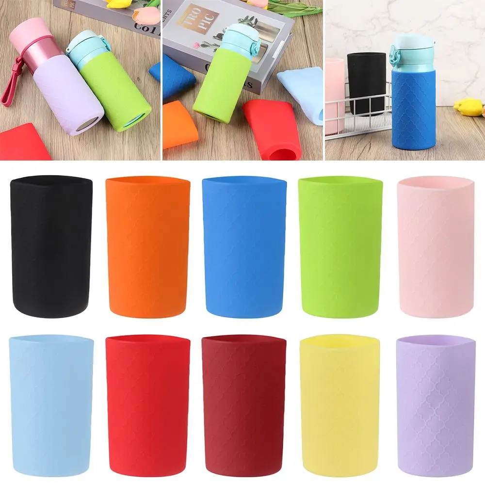 

New Sports Cup Cover Silicone Water Bottle Accessories Bottom Sleeve Water Bottle Cover Boot for Bottle Anti-Slip