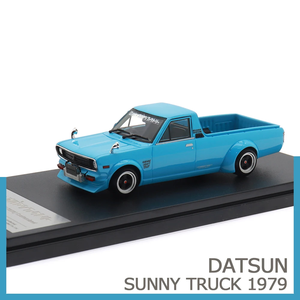 1:43 Hi Story Brand Car Model For J-43569 DATSUN SUNNY TRUCK 1979 Customized High Simulation Collection Gift Resin Model Car