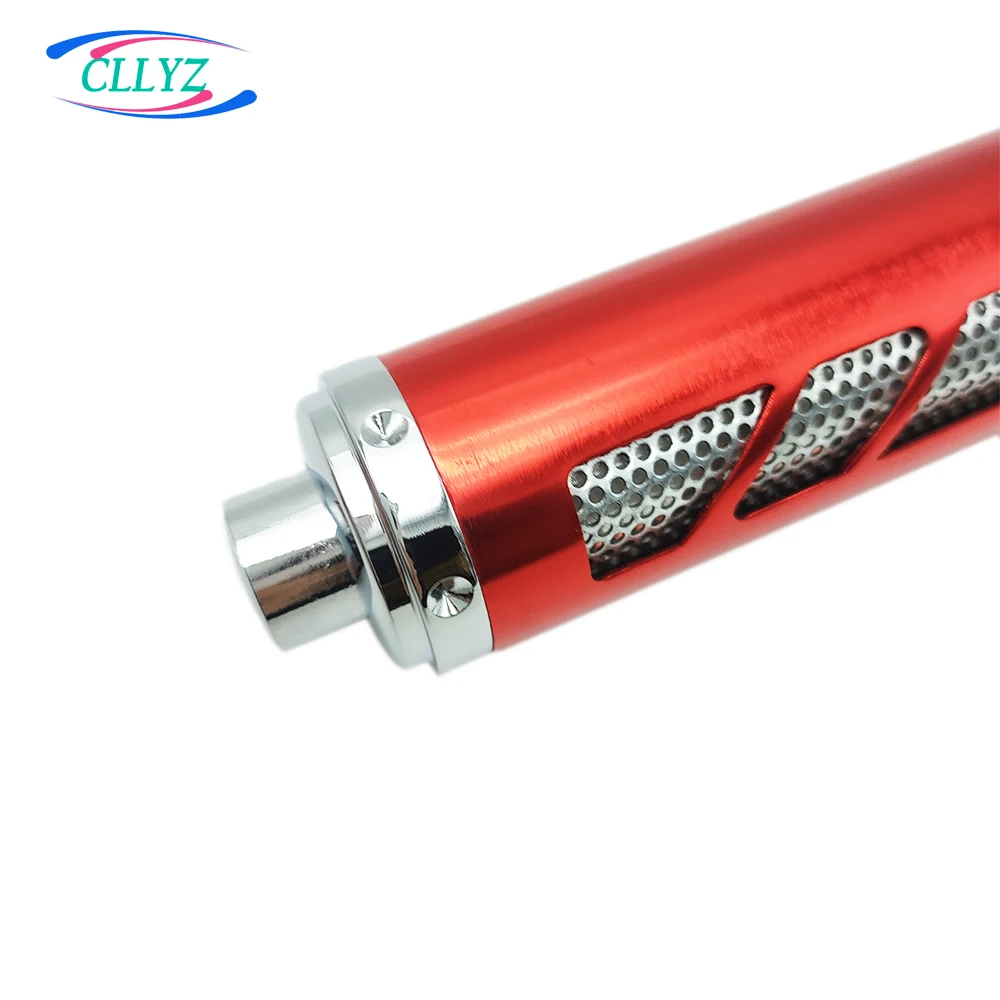 CLLYZ Aluminum Handbrake Cover Universal 4 Colors Optional Brake Handle Protective Cover Car Interior Accessories