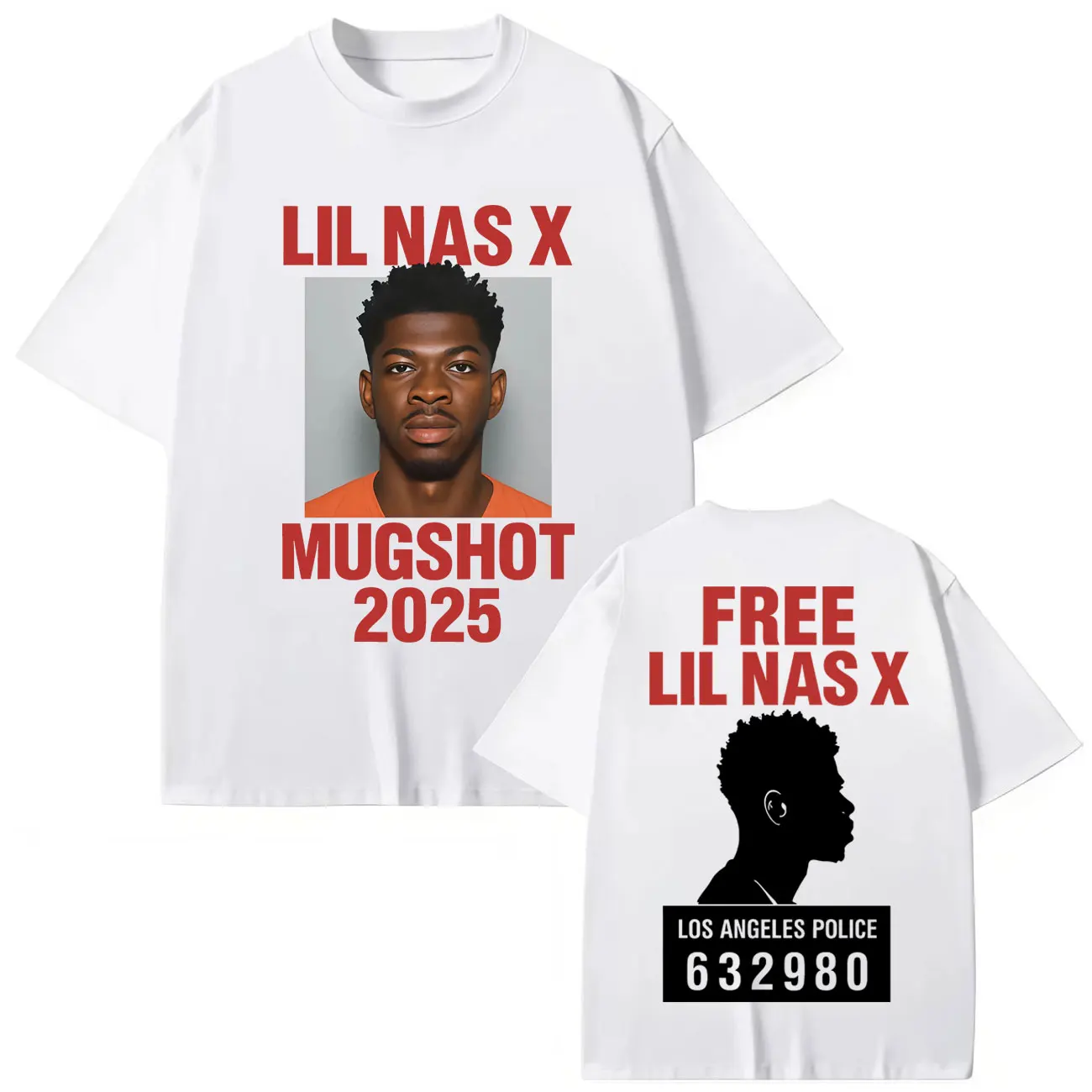 

Rapper Lil Nas X Merch T-shirt Men Women Clothing High Quality Fashion T-shirts Summer Casual Loose Cotton Short Sleeve T Shirts