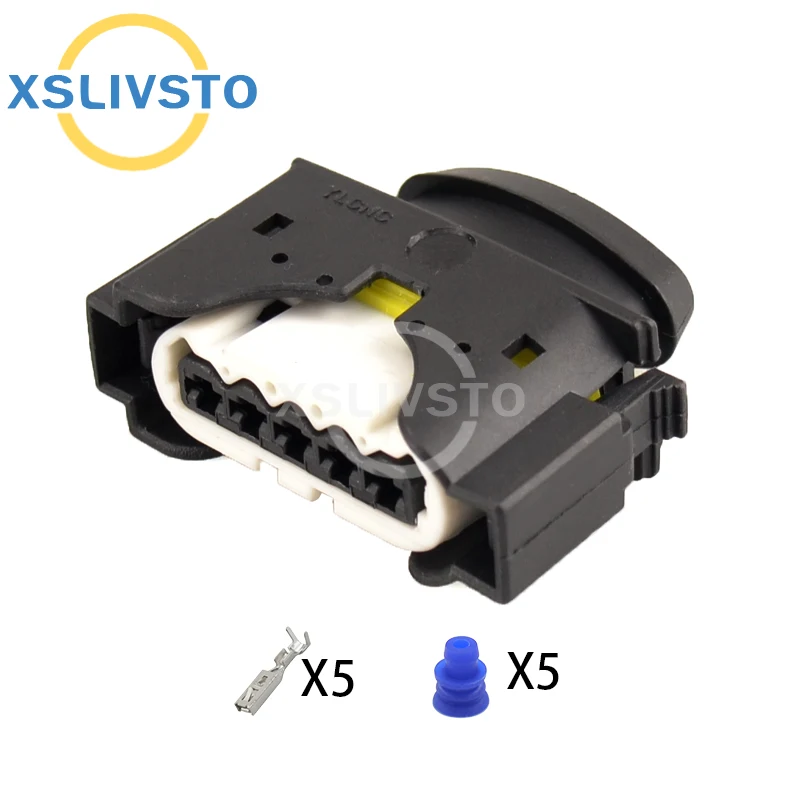 1 Set 5 Pin Auto Air Flow Meter Sensor Waterproof Plug Electronic Connector  For BMW E46 E81 E87 E90 E91 09441552 50290892