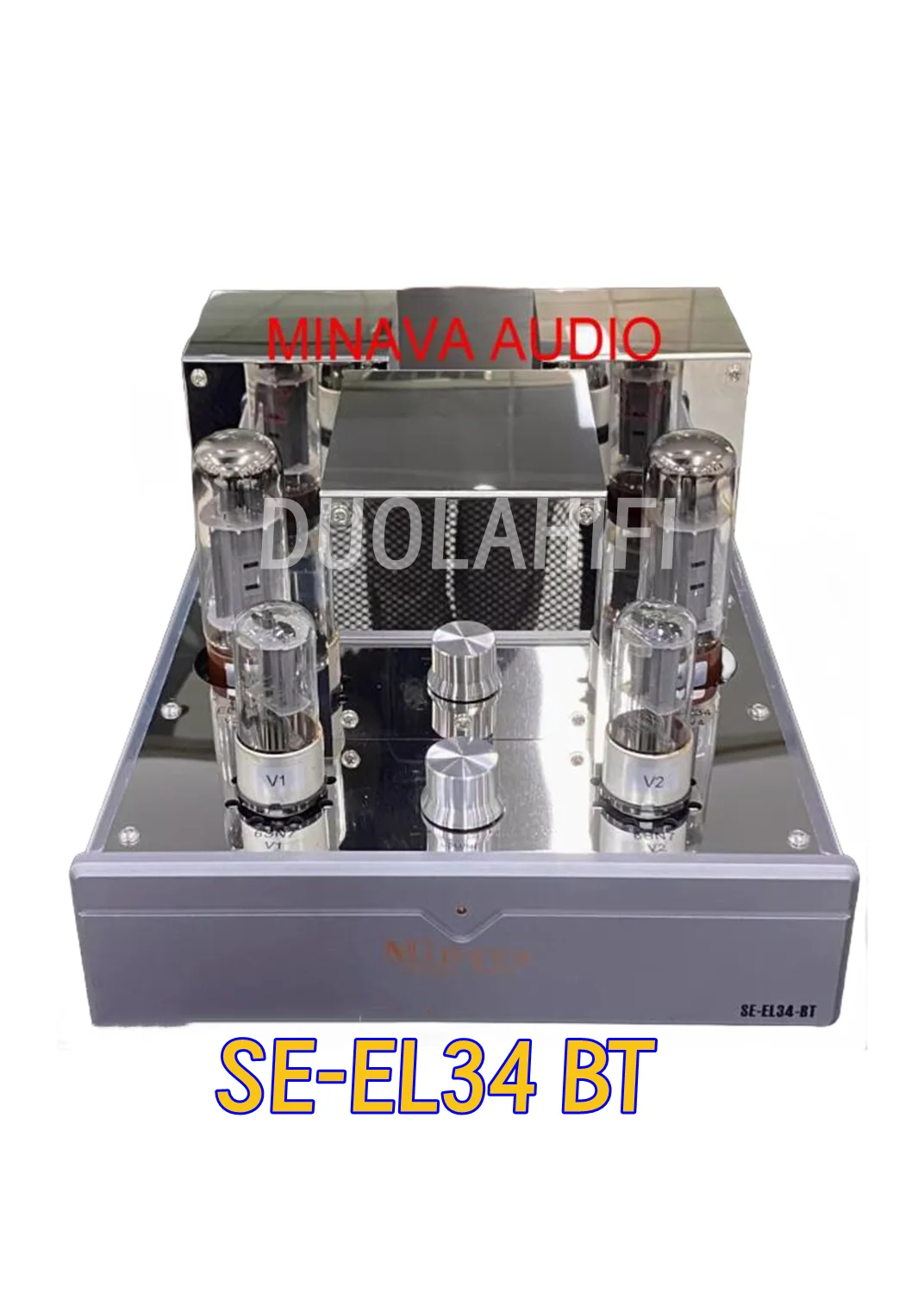 

Minava Audio12W+12W SE-EL34/SE-EL34 BT Single Terminal Gallbladder A-class Electronic Tube Amplifier