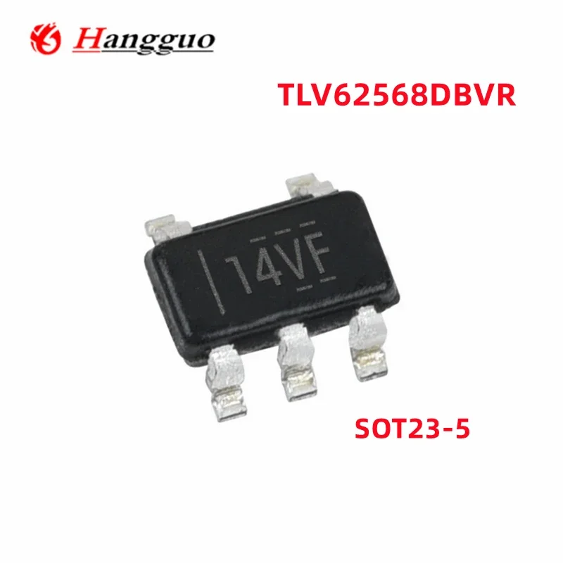10Pcs/Lot Original TLV62568DBVR TLV62568 14VF SOT23-5 switching regulator IC chip
