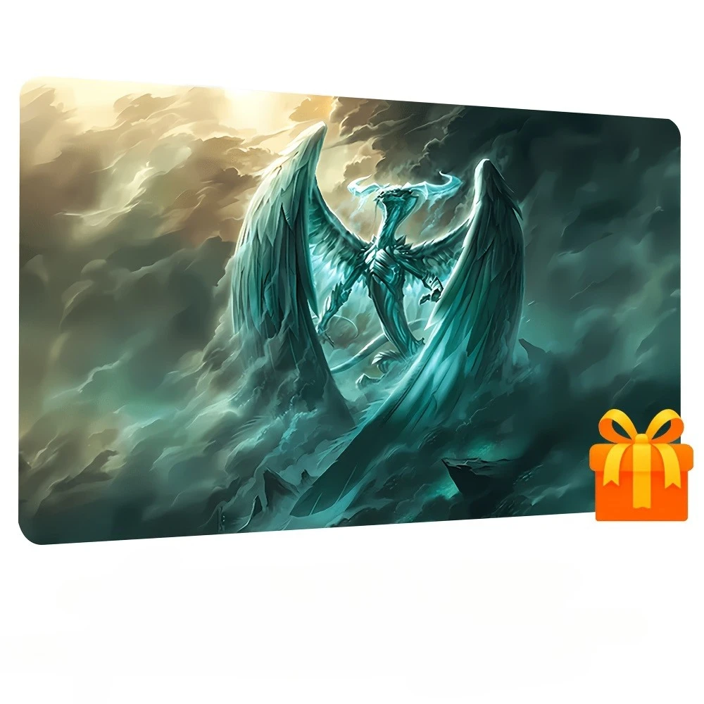 Ugin The Spirit Dragon Game Mat, TCG CCG Card Game Mat, Compatible with Collectible Card Games, Tabletop Games, Game Accessories