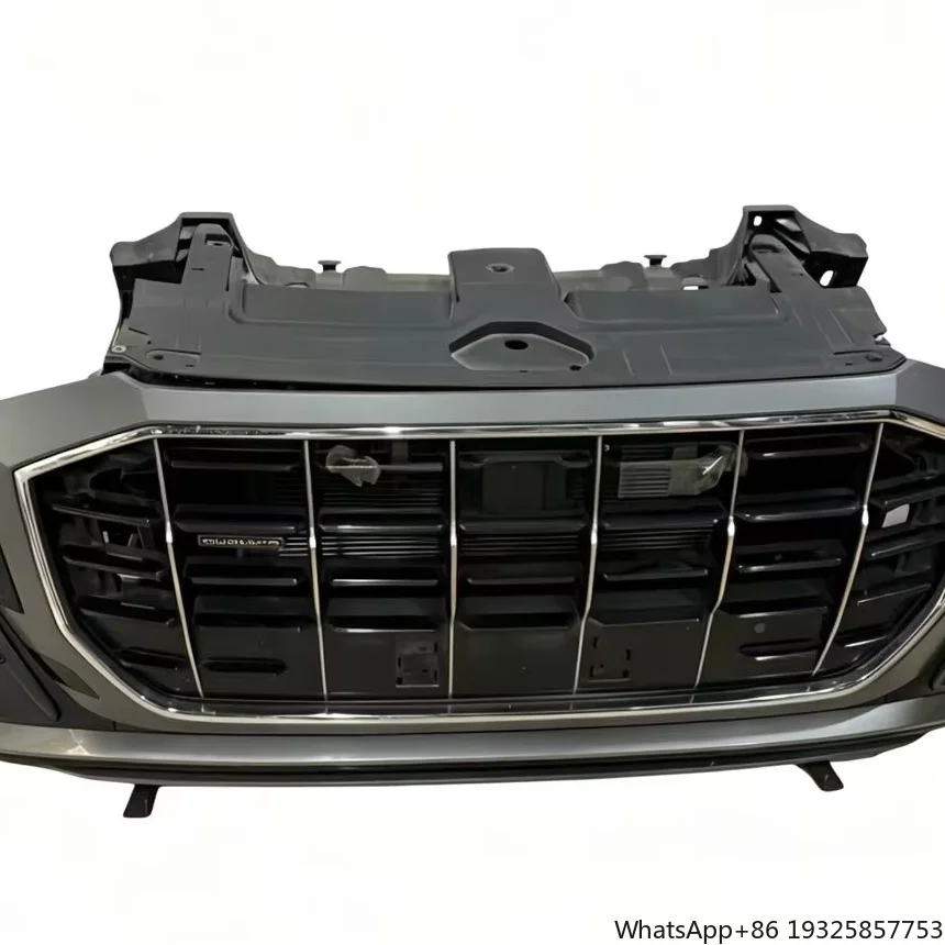 2019  2023 Genuine Q8 Front Bumper, Radiator Grille AndBodyKitAuto Parts for SUV Replacement and Towing Hitch Installation