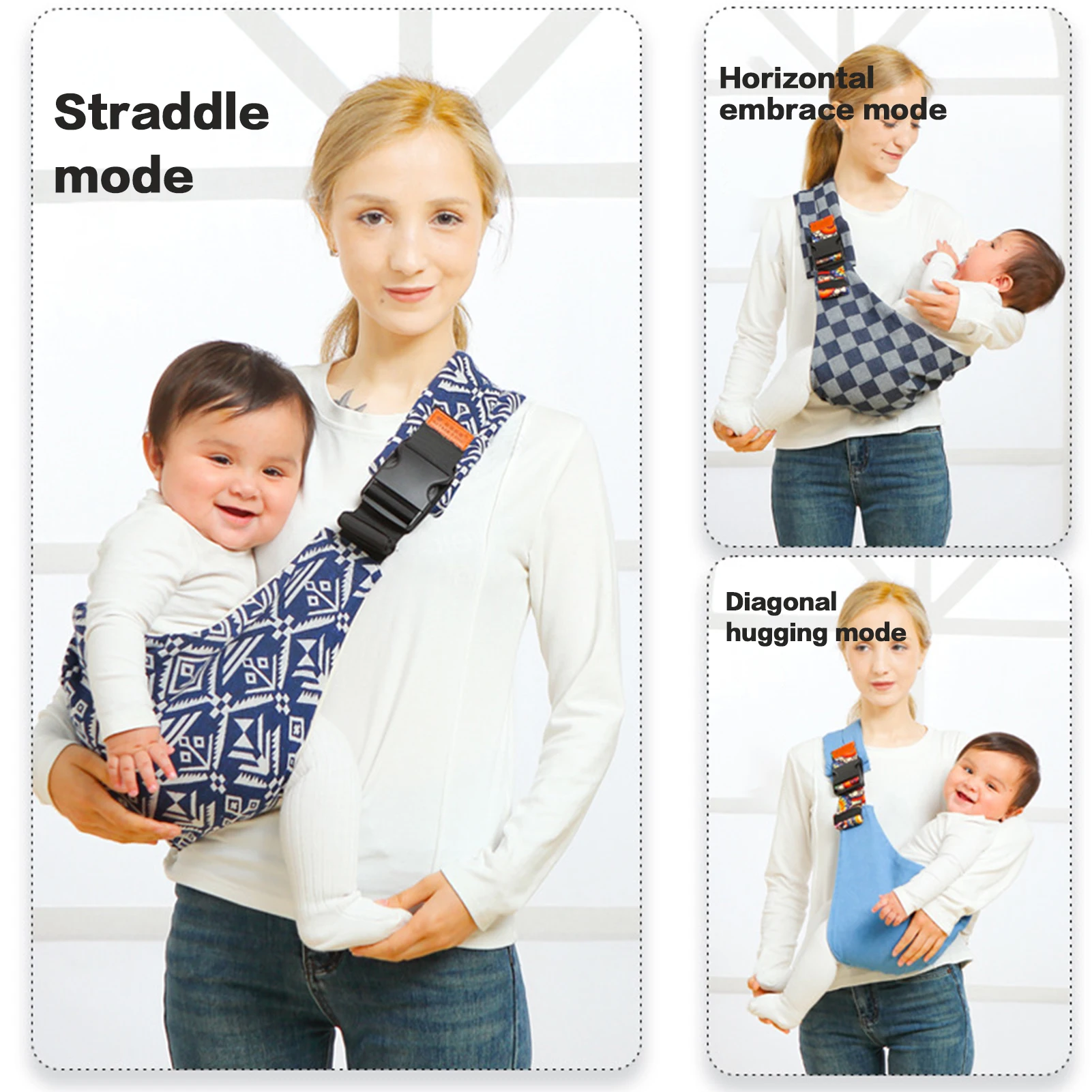 Adjustable Baby Sling Carrier Classic Design Labor-Saving Baby Hip Seat Carrier Suitable for Quick Trips Travel