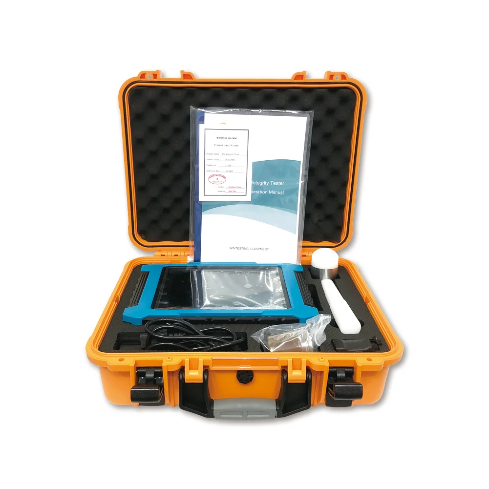 Pit Pile Defects Testing Dynamic Pile Integrity Detector Tester