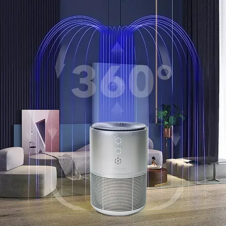 Pembersih Pembersih Udara Ruang Rokok Desktop Kebisingan Rendah