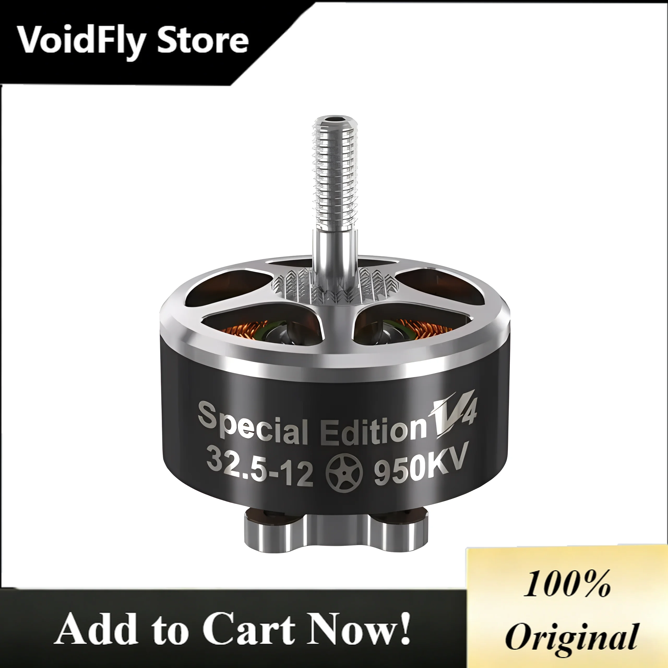 VoidFly BrotherHobby Special Edition V4 32.5-12 580KV/950KV/1050KV Motor Brushless Motor For 9-13Inch FPV Long Rang Racing  X9 X