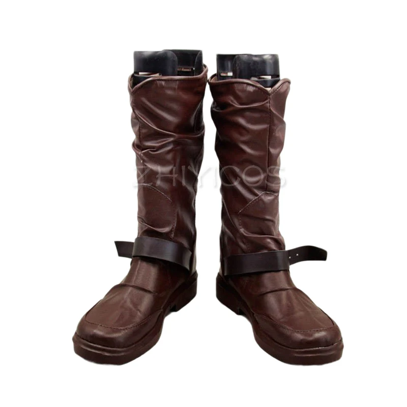 ZHIYICOS Anime Noragami Yato Cosplay chaussures Yato Cosplay bottes Halloween chaussures de fête pour hommes femmes en cuir PU