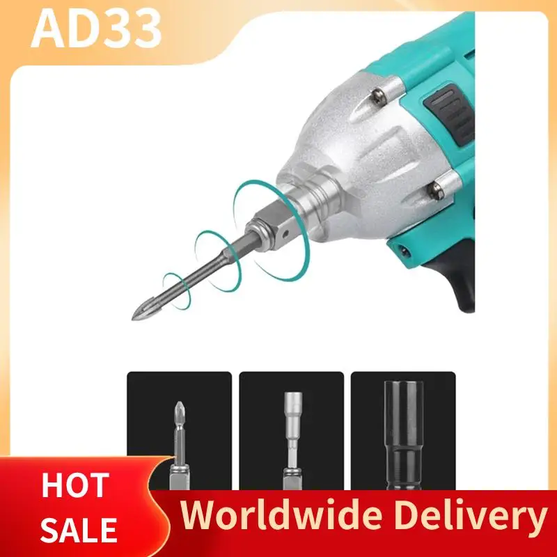 

Top Deals 4Pcs 18V Electric Brushless Impact Wrench Shaft Accessories Dual Purpose Cordless Wrench Parts Electric Drill Tool