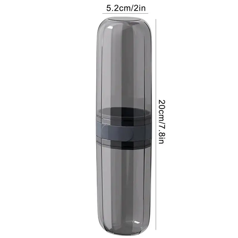 Toothbrush Travel Case Covered Toothbrush Toothpaste Holder Dustproof Toothpaste Storage Container Leak-Proof Design for Hygiene