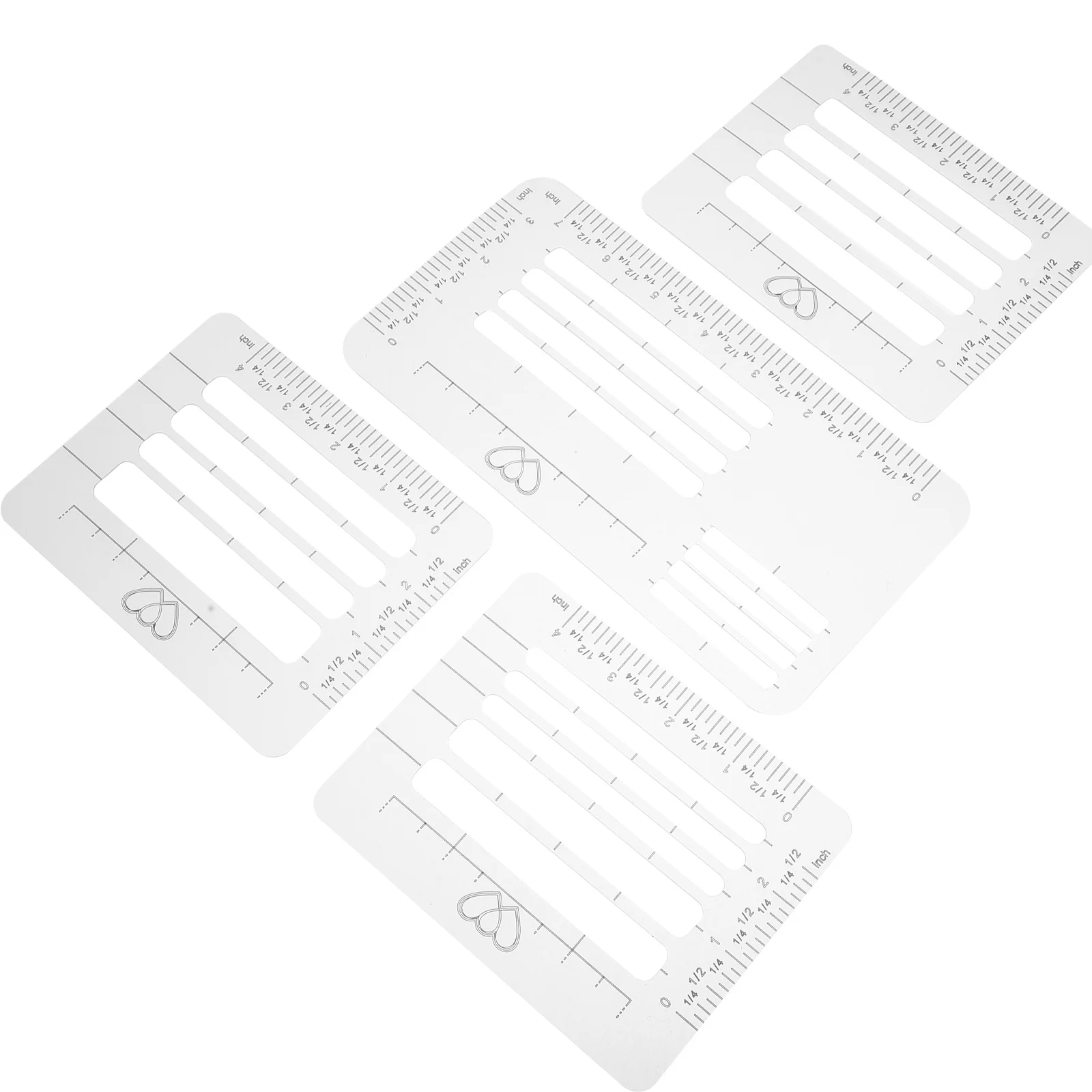 4pcs 4 Style Envelope Addressing Guide Stencil Templates Fits Wide Range for Envelopes Sewing Thank You