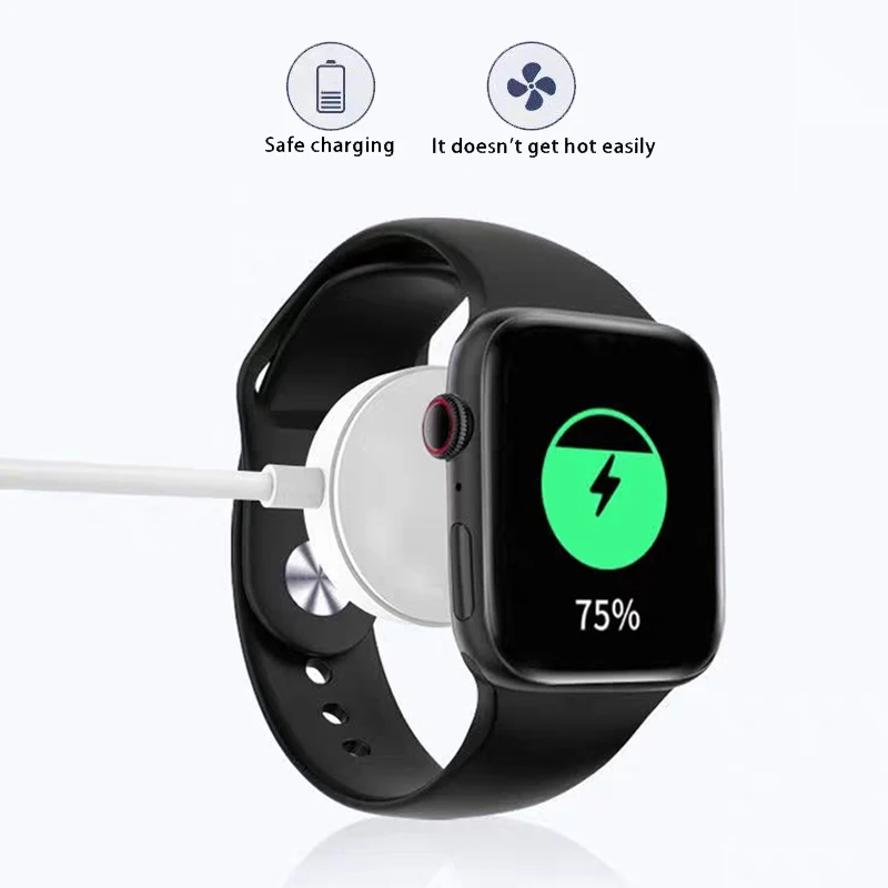 Relógio portátil carregador sem fio usb tipo c para apple watch iwatch série s10/s9/9/8/7/6 ultra 5/4/3/2 se carregamento rápido magnético