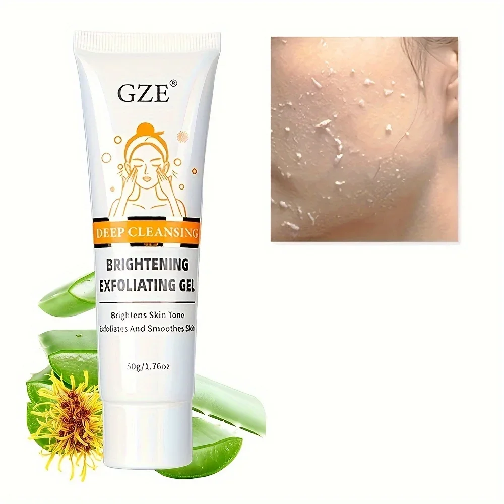 GZE Exfoliating Peeling Gel For Face, Facial Scrub Moisturizing Brightening Nourishing Repair Scrubs Face Cream Beauty Skin Care