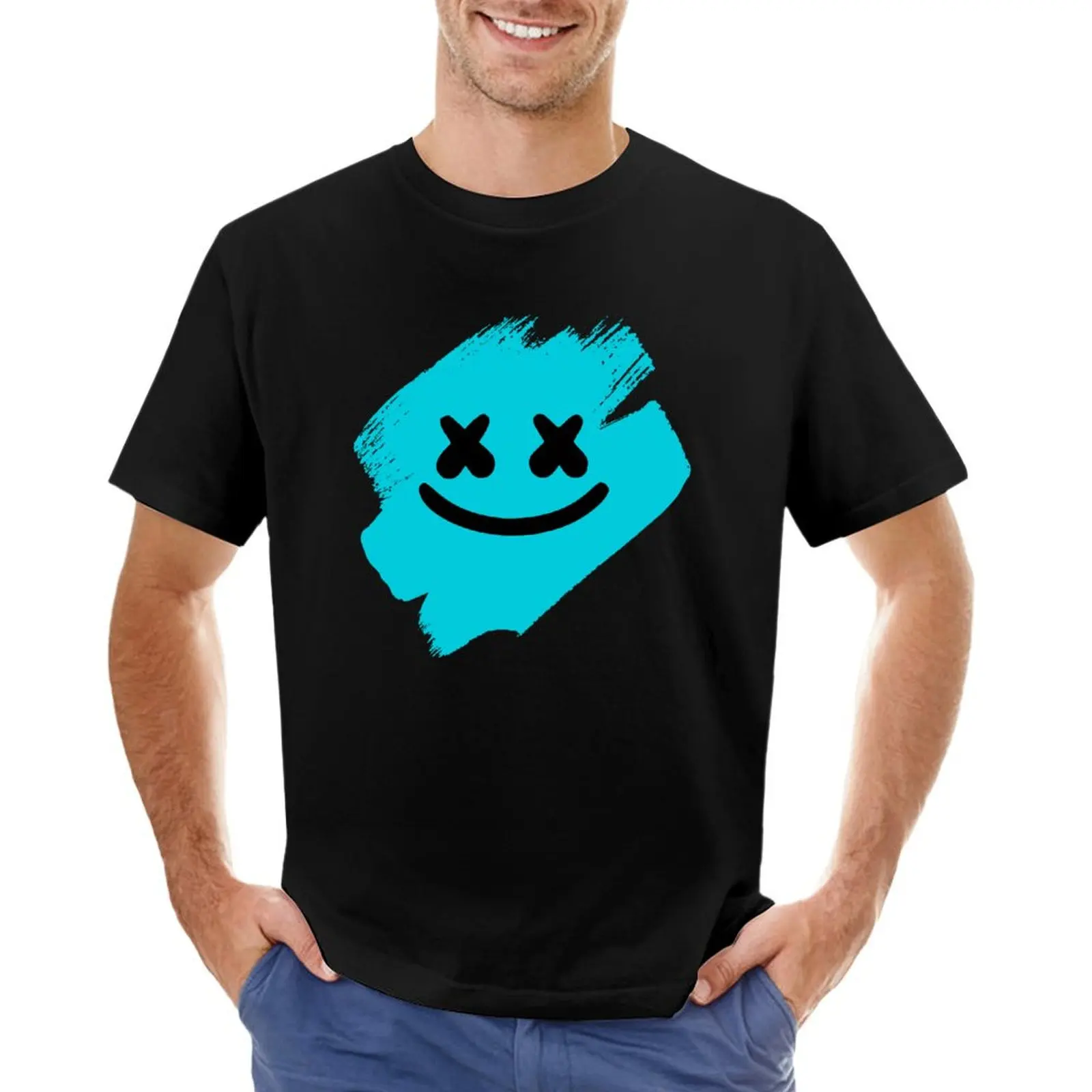 Marshmello T-Shirt summer top plus sizes plus size tops mens designer clothes