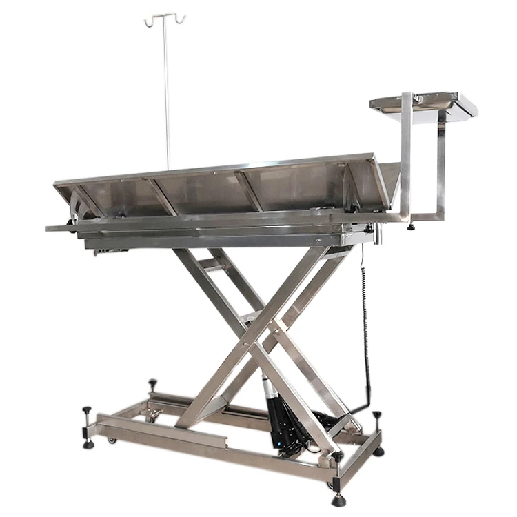 

Factory Direct V Shape Electric Lifting Veterinary Surgery Table For Pet Hospital Veterinary Examination Table