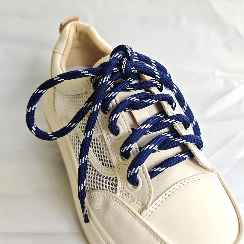 1 Paar 6mm Gewebte Dicke Runde Schnürsenkel für Sport, Freizeit, Outdoor, Basketball, Canvas-Freizeitschuhe – Detail 15