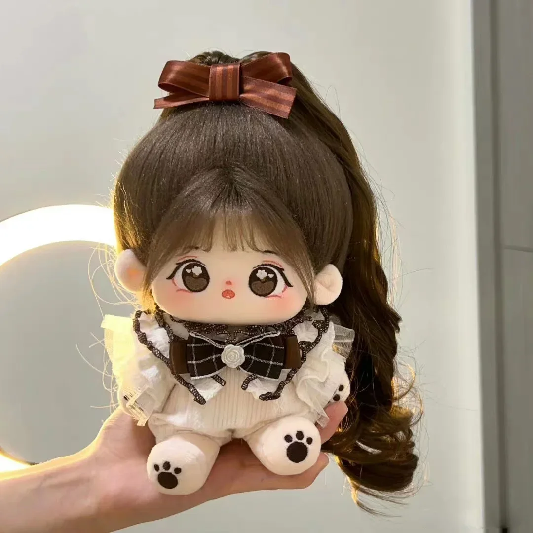 Cotton Doll 20cm Little Halo Girl Dress Doll Super Cheap Cotton Nude Doll Official Genuine Clothes Girl Toy Gift