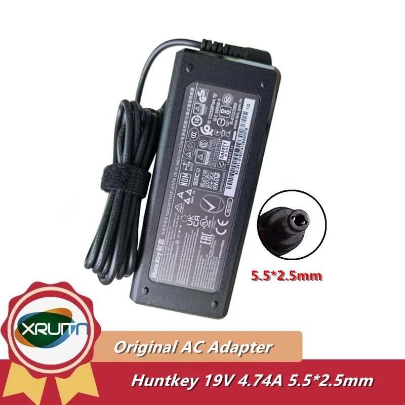 オリジナルハントキー-hka09019047-6u-hka09019047-6d-ac-dc-アダプター充電器-19v-474a-90w-ノートパソコン用電源-55-25mm-チップ